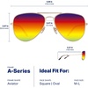 image:imageBlenders Eyewear A Series  Aviator Style Polarized Sunglasses  100 UV Protection  For Men amp WomenArizona Sun