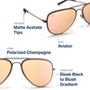 image:imageBlenders Eyewear A Series  Aviator Style Polarized Sunglasses  100 UV Protection  For Men amp WomenHeavenly Shine
