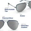 image:imageBlenders Eyewear A Series  Aviator Style Polarized Sunglasses  100 UV Protection  For Men amp WomenMaliblue Moon