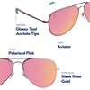 image:imageBlenders Eyewear A Series  Aviator Style Polarized Sunglasses  100 UV Protection  For Women  Air Wonderful