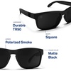 image:imageBlenders Eyewear Canyon  Polarized Sunglasses  Active Style Durable Frame  100 UV Protection  For Men amp WomenBlack Tundra