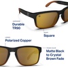 image:imageBlenders Eyewear Canyon  Polarized Sunglasses  Active Style Durable Frame  100 UV Protection  For Men amp WomenGold Punch