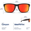 image:imageBlenders Eyewear Canyon  Polarized Sunglasses  Active Style Durable Frame  100 UV Protection  For Men amp WomenRed Strike