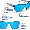 image:imageBlenders Eyewear Canyon X2 Polarized Sunglasses for Men amp Women  UV Protection Performance Wear for Sports Beach OutdoorsDark Smoke