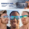 image:imageBlenders Eyewear Canyon X2 Polarized Sunglasses for Men amp Women  UV Protection Performance Wear for Sports Beach OutdoorsMatte Black