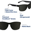 image:imageBlenders Eyewear Canyon X2 Polarized Sunglasses for Men amp Women  UV Protection Performance Wear for Sports Beach OutdoorsMatte Black