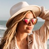 image:imageBlenders Eyewear Clover  Polarized Sunglasses  Durable amp Stylish  100 UV Protection  For Men amp WomenSpring Heat