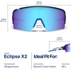 image:imageBlenders Eyewear Eclipse  Polarized Sunglasses  WrapAround Lens  100 UV Protection  For Men amp WomenBreaker Point