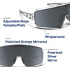 image:imageBlenders Eyewear Eclipse  Polarized Sunglasses  WrapAround Lens  100 UV Protection  For Men amp WomenCrystal