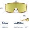 image:imageBlenders Eyewear Eclipse  Polarized Sunglasses  WrapAround Lens  100 UV Protection  For Men amp WomenGolden