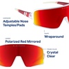 image:imageBlenders Eyewear Eclipse  Polarized Sunglasses  WrapAround Lens  100 UV Protection  For Men amp WomenHot Rageous