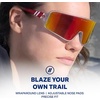 image:imageBlenders Eyewear Eclipse  Polarized Sunglasses  WrapAround Lens  100 UV Protection  For Men amp WomenHot Rageous
