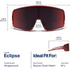 image:imageBlenders Eyewear Eclipse  Polarized Sunglasses  WrapAround Lens  100 UV Protection  For Men amp WomenInferno