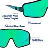 image:imageBlenders Eyewear Eclipse  Polarized Sunglasses  WrapAround Lens  100 UV Protection  For Men amp WomenJaded Tiger