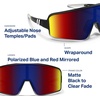 image:imageBlenders Eyewear Eclipse  Polarized Sunglasses  WrapAround Lens  100 UV Protection  For Men amp WomenPhantom Boss