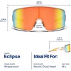 image:imageBlenders Eyewear Eclipse  Polarized Sunglasses  WrapAround Lens  100 UV Protection  For Men amp WomenSaturn Cloud