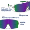 image:imageBlenders Eyewear Eclipse X2 Polarized Sunglasses  WrapAround Lens  100 UV Protection  For Men amp Women  Adventure Land