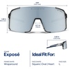 image:imageBlenders Eyewear Expos  Polarized Sunglasses  Lightweight HighPerformance Frame Adjustable Nose Pads  100 UV Protection  For Men amp Women  Slate Shadow