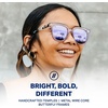 image:imageBlenders Eyewear Grove  Polarized Sunglasses  Butterfly Frames with Acetate Temples  100 UV Protection  For WomenLilac Lush