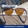 image:imageBlenders Eyewear H Series  Polarized Sunglasses  Round Cat Eye Spring Loaded Hinge  100 UV Protection  For WomenHeart Rush
