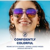 image:imageBlenders Eyewear H Series  Polarized Sunglasses  Round Cat Eye Spring Loaded Hinge  100 UV Protection  For WomenLilac Lush