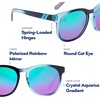 image:imageBlenders Eyewear H Series  Polarized Sunglasses  Round Cat Eye Spring Loaded Hinge  100 UV Protection  For WomenMiracle Nicky