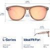image:imageBlenders Eyewear L Series  Polarized Sunglasses  Classic Simple Frames  100 UV Protection  For Men amp WomenCitrus Blast