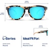 image:imageBlenders Eyewear L Series  Polarized Sunglasses  Classic Simple Frames  100 UV Protection  For Men amp WomenJungle Rain