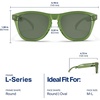 image:imageBlenders Eyewear L Series  Polarized Sunglasses  Classic Simple Frames  100 UV Protection  For Men amp WomenPine