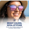 image:imageBlenders Eyewear M Class X2  Polarized Sunglasses  Round Lens Spring Loaded Hinge  100 UV Protection  For Men amp Women  Royal Blitz