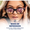 image:imageBlenders Eyewear M Class X2  Polarized Sunglasses  Round Lens Spring Loaded Hinge  100 UV Protection  For Men amp WomenAurora Air
