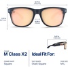image:imageBlenders Eyewear M Class X2  Polarized Sunglasses  Round Lens Spring Loaded Hinge  100 UV Protection  For Men amp WomenCrystal Wave