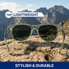 image:imageBlenders Eyewear M Class X2  Polarized Sunglasses  Round Lens Spring Loaded Hinge  100 UV Protection  For Men amp WomenSage Brook