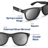 image:imageBlenders Eyewear M Class X2  Polarized Sunglasses  Round Lens Spring Loaded Hinge  100 UV Protection  For Men amp WomenSmoke Shadow