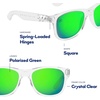 image:imageBlenders Eyewear M Class X2  Polarized Sunglasses  Round Lens Spring Loaded Hinge  100 UV Protection  Unisex  Natty Ice Lime X2
