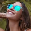image:imageBlenders Eyewear M Class X2  Polarized Sunglasses  Round Lens Spring Loaded Hinge  100 UV Protection  Unisex  Natty Ice Lime X2