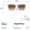image:imageBlenders Eyewear Mave Polarized Sunglasses for Men amp Women  UV Protection Trendy Active Shades for Outdoors amp BeachBeach Quartz
