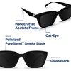 image:imageBlenders Eyewear Mave Polarized Sunglasses for Men amp Women  UV Protection Trendy Active Shades for Outdoors amp BeachBlack Limo