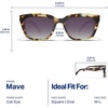 image:imageBlenders Eyewear Mave Polarized Sunglasses for Men amp Women  UV Protection Trendy Active Shades for Outdoors amp BeachLate Tort