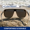 image:imageBlenders Eyewear Meister X2  Polarized Sunglasses  Single Lens Adjustable Temples  100 UV Protection  For Men amp WomenMojave Love