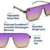 image:imageBlenders Eyewear Meister X2  Polarized Sunglasses  Single Lens Adjustable Temples  100 UV Protection  For Men amp WomenMojave Love