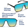 image:imageBlenders Eyewear Meister X2  Polarized Sunglasses  Single Lens Adjustable Temples  100 UV Protection  For Men amp WomenNightspot