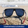 image:imageBlenders Eyewear Meister X2  Polarized Sunglasses with Durable Single Lens Adjustable Temples  100 UV Protection  For Men amp Women  ORBR II