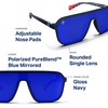 image:imageBlenders Eyewear Meister X2  Polarized Sunglasses with Durable Single Lens Adjustable Temples  100 UV Protection  For Men amp Women  ORBR II