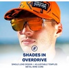 image:imageBlenders Eyewear Meister X2  Polarized Sunglasses with Durable Single Lens Adjustable Temples  100 UV Protection  For Men amp Women  Orange Circuit