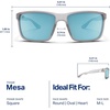 image:imageBlenders Eyewear Mesa  Polarized Sunglasses  Modern Wraparound Frames  100 UV Protection  For Men amp WomenCrossing Alaska