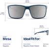 image:imageBlenders Eyewear Mesa  Polarized Sunglasses  Modern Wraparound Frames  100 UV Protection  For Men amp WomenGhoster