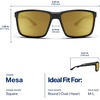 image:imageBlenders Eyewear Mesa  Polarized Sunglasses  Modern Wraparound Frames  100 UV Protection  For Men amp WomenMatte Black