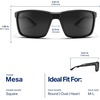 image:imageBlenders Eyewear Mesa  Polarized Sunglasses  Modern Wraparound Frames  100 UV Protection  For Men amp WomenVictory Lane