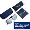image:imageBlenders Eyewear Millenia DX  Polarized Sunglasses  ScratchResistant Durable Design Metal Core for Enhanced Fit  100 UV Protection  For Men amp Women  ORBR I